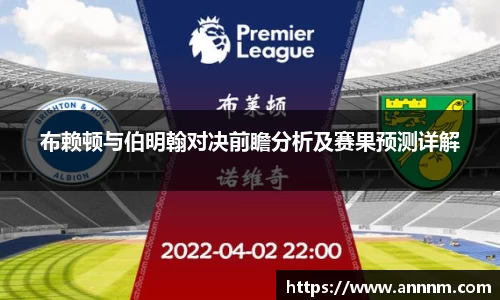 布赖顿与伯明翰对决前瞻分析及赛果预测详解